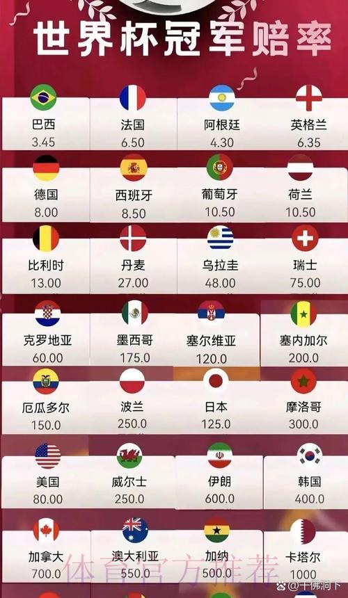 2026年世界杯竞猜赔率深度解析与热门预测